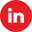 IC LinkedIn Circle Icon Red